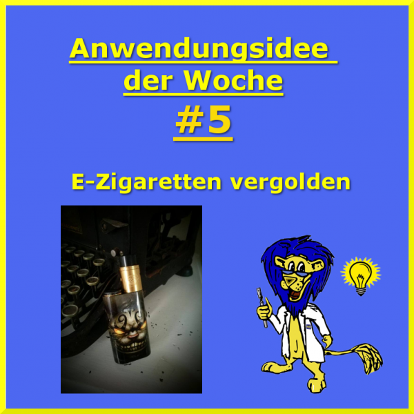 E-Zigaretten-vergolden